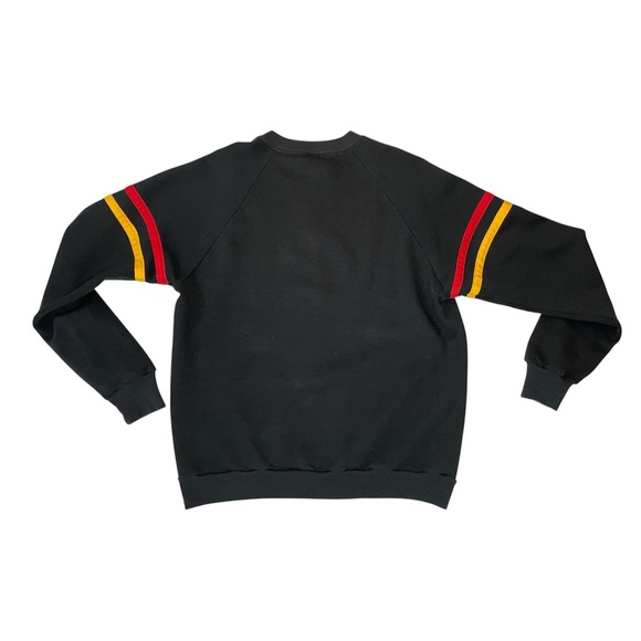 Vintage Disney Mickey Mouse Raglan Sweatshirt – Black – XL – 70s/80s - Picture 2 of 11